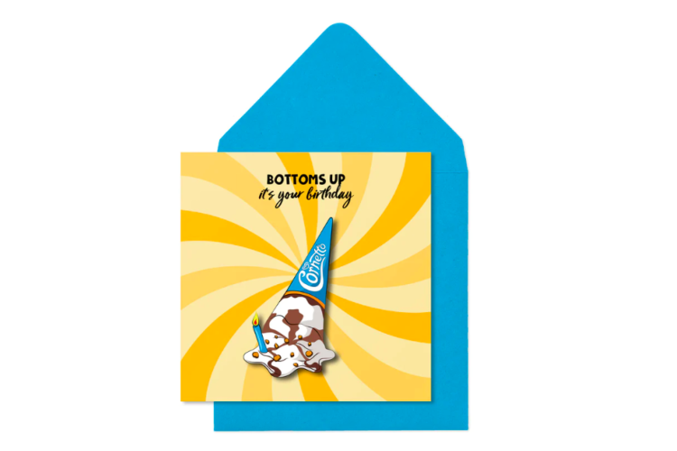 Birthday Cornetto Card