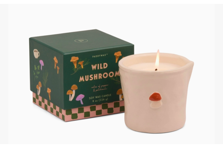 Bistro mushroom candle - wild mushroom 