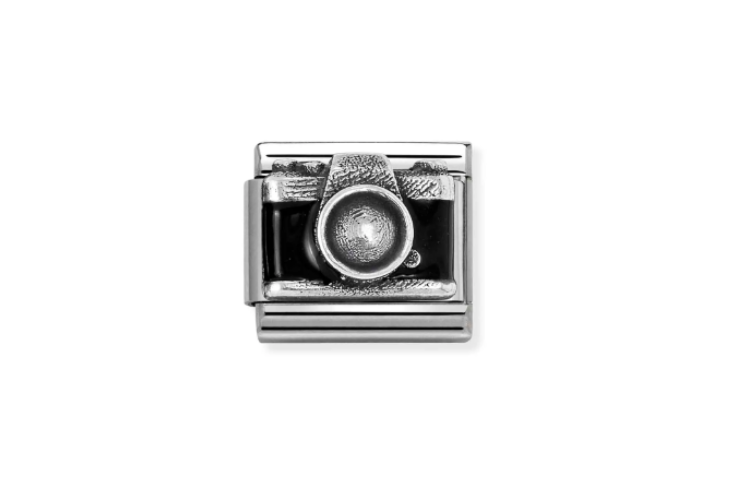 black and silver camera