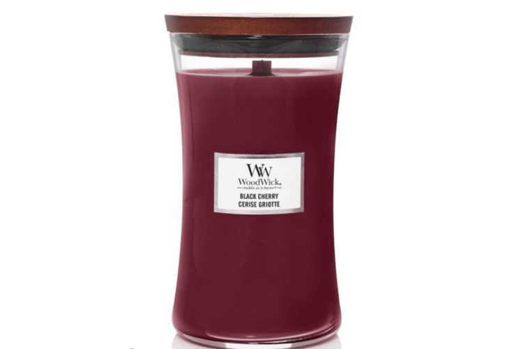 Black Cherry Large Hourglass Candle