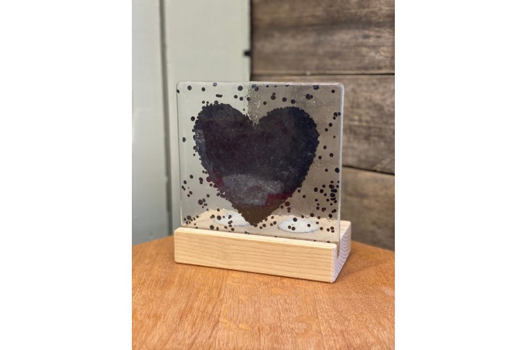 Black Heart Tea-Light Holder
