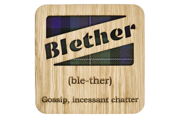 Blether Square Coaster