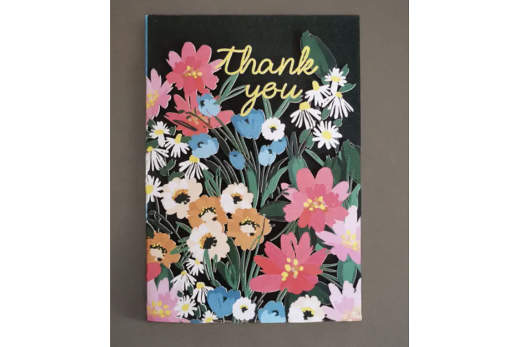Blossom Cut Thank You Pop Up Greeting Card