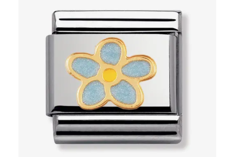 Blue Forget-Me-Not Flower Link