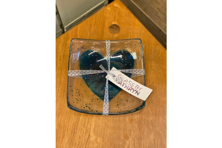 Blue Heart Large Dish 