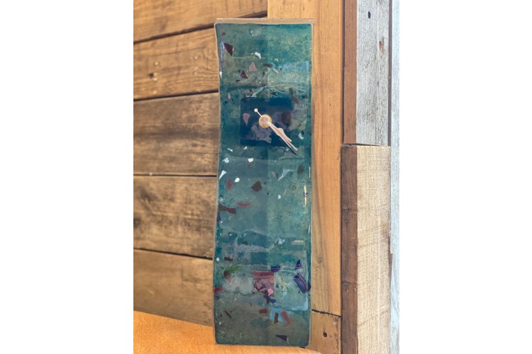 Blue Wall Clock