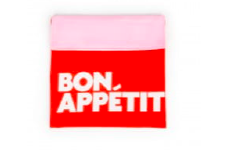 Bon Appetit Waterproof Snack Bag - Red 