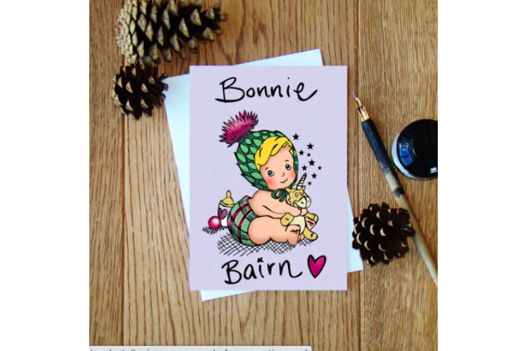 Bonnie Bairn  Greeting Card