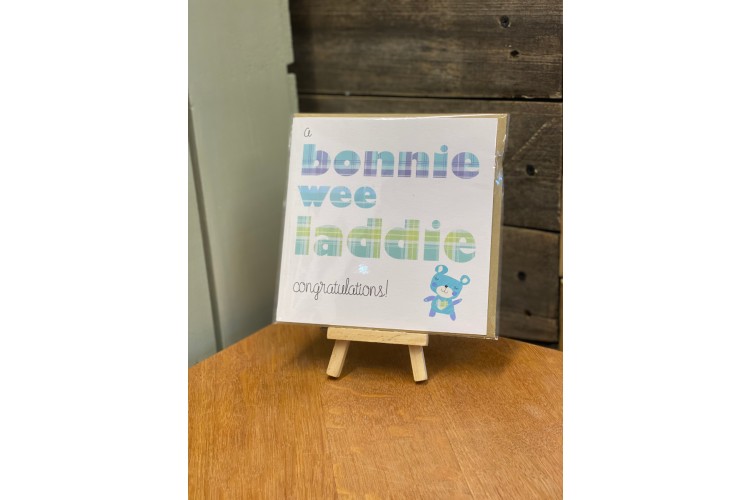 Bonnie Wee Laddie Greeting Card