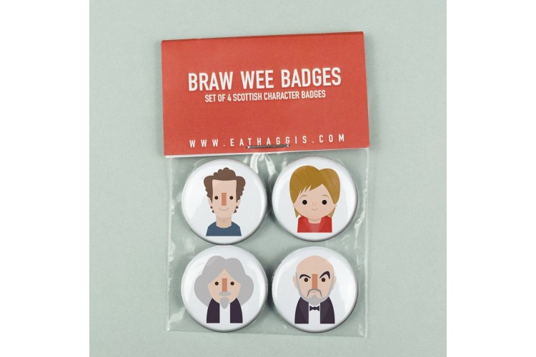 Braw Wee Badges - Scottish Character 