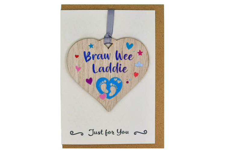 Braw Wee Laddie Card with Gift