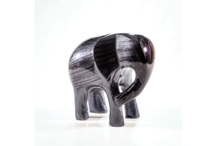 Brushed Black Elephant Large