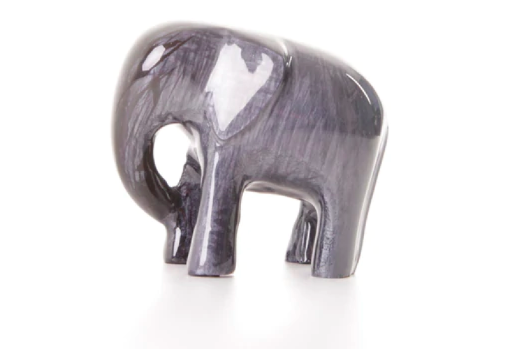 Brushed Black Elephant Small