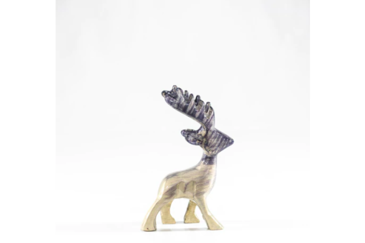 Brushed Silver Stag Small 