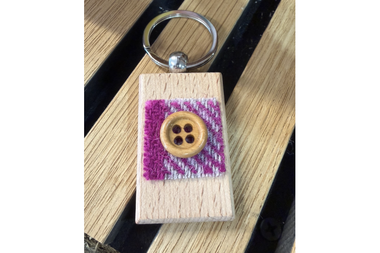 Button Keyring
