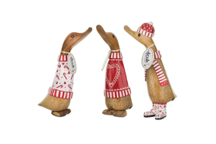 Christmas Candy Cane Ducklings