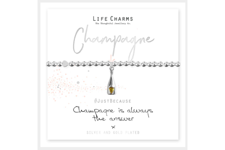 Champagne is Always The Answer Bracelet