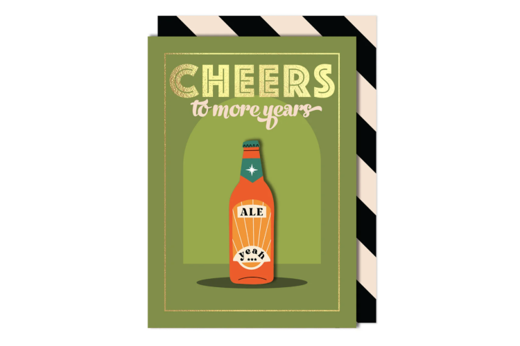 Cheers Ale Birthday Card