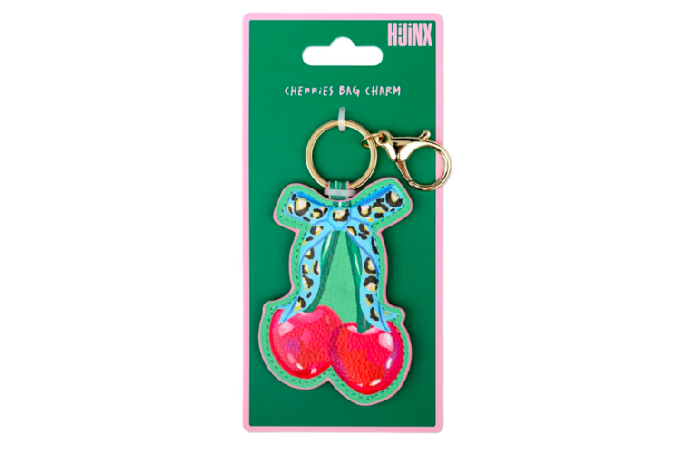 Cherry bag charm 