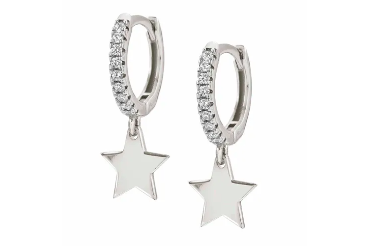 Chic & Charm Silver Star Earring 