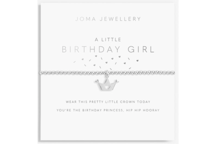 Children’s A Little Birthday Girl Bracelet