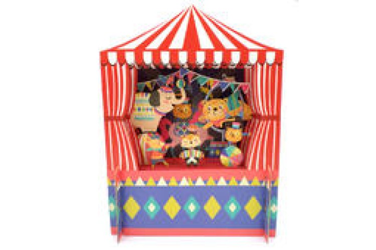 Children's Animals Circus 3D Pop Up Greeting Card