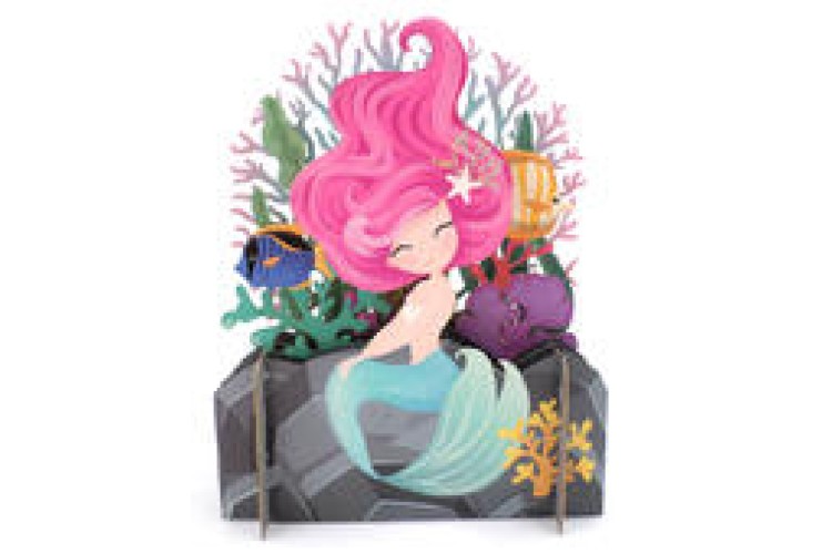 Children's Mermaid 3D Pop Up Greeting Card