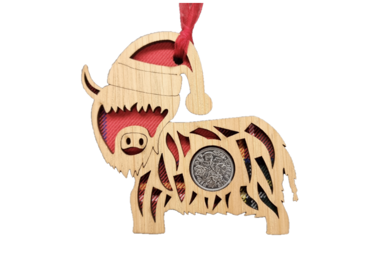 Christmas Coo Lucky Sixpence