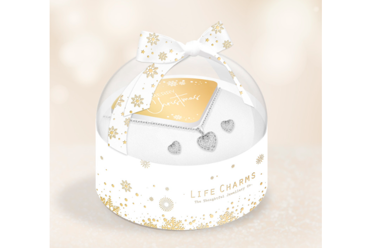 Christmas Gift Set in Bauble Box - Heart