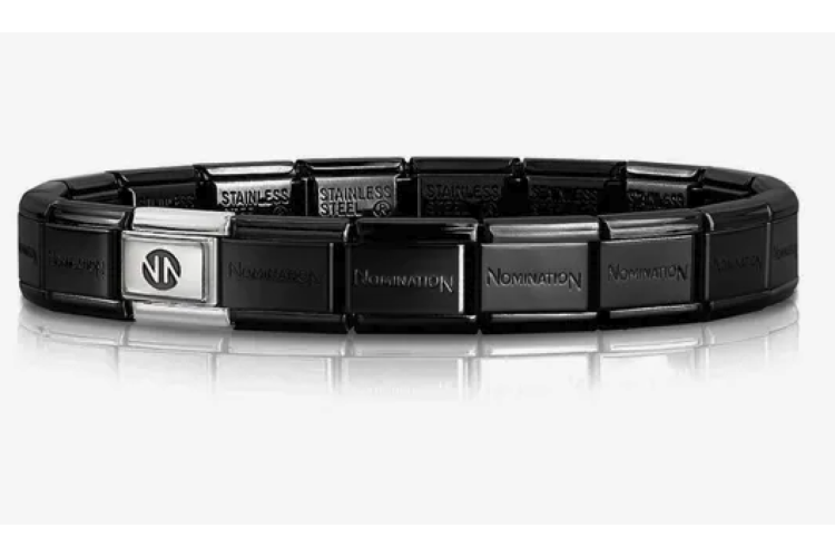 Classic Black Starter Bracelet - 15 Links