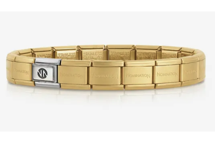 Classic Matte Gold Starter Bracelet - 14 Links