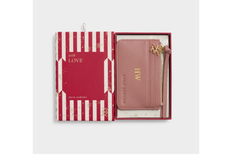 coin and cardholder - deep rose 