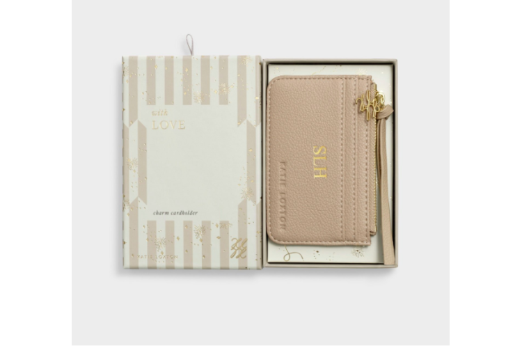 coin and cardholder - light taupe 