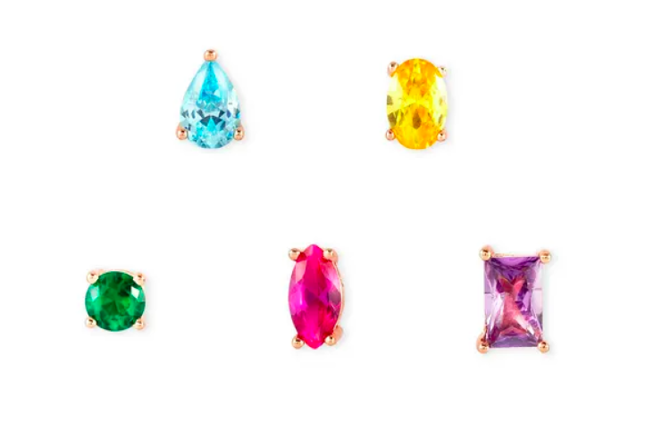 Colour Wave Set of 5 Earring 