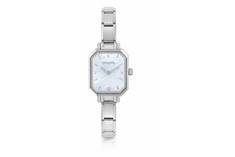  Composable Watch with Mother of Pearl Dial 