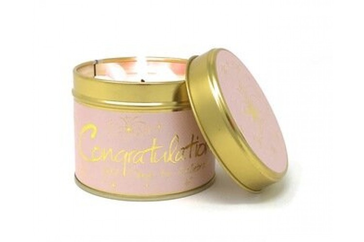 Congratulations! Scented Candle Tin