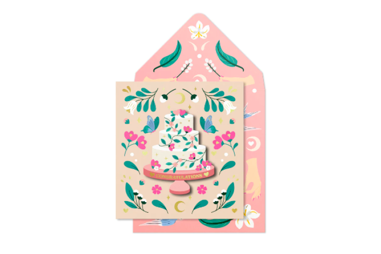 Congratulations Cake Card