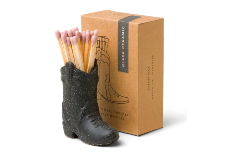 Cowboy Boot Match Holder Black 