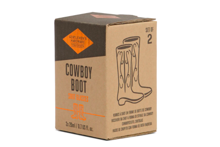 Cowboy Boot Shot Glasses 