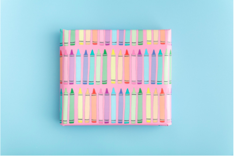 Crayons Gift Warp