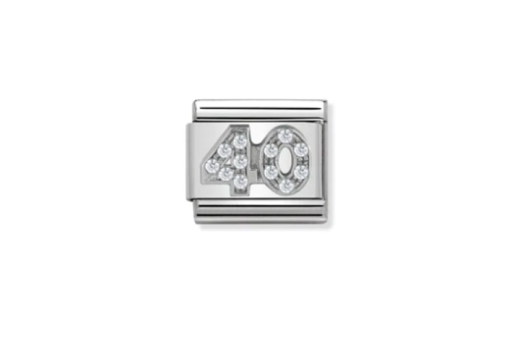 Cubic Zirconia 40 Link
