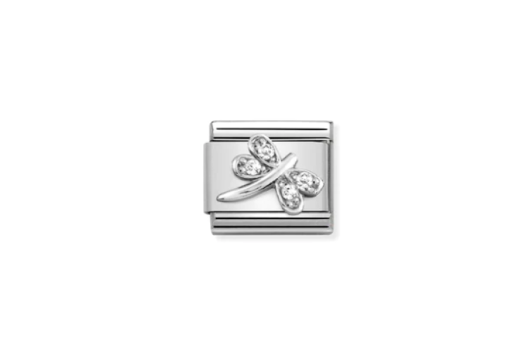 Cubic Zirconia Dragonfly Link