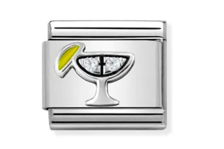  Cubic Zirconia Cocktail Link 