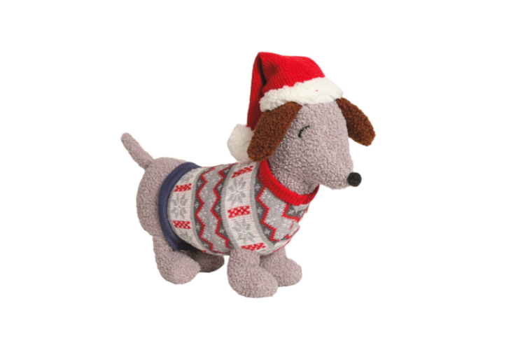 Dachshund Doorstop Grey