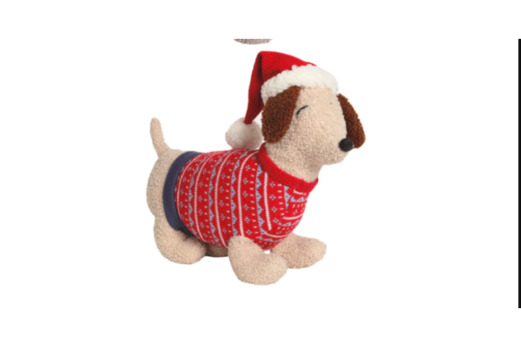 Dachshund Doorstop Red 