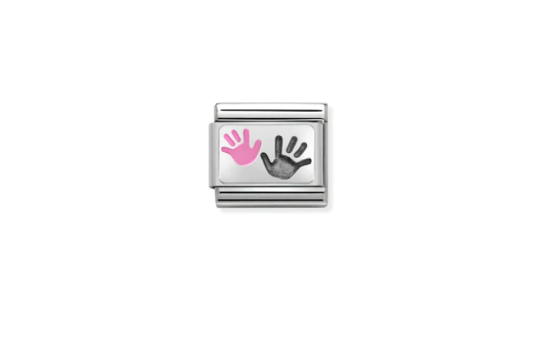 Daughter and Parents Hands Link