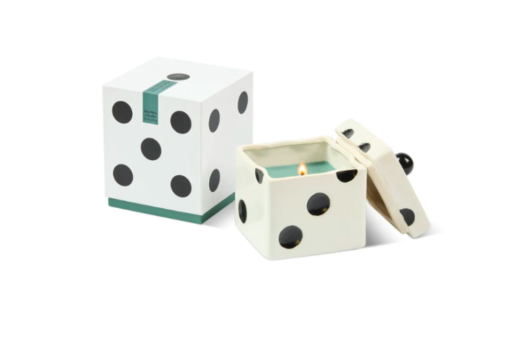 Dice candle - Misted lime