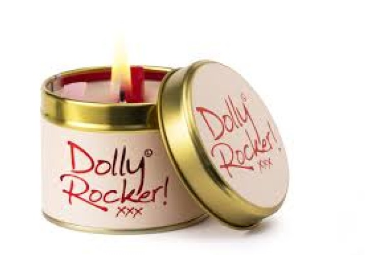 Dolly Rocker Scented Candle Tin