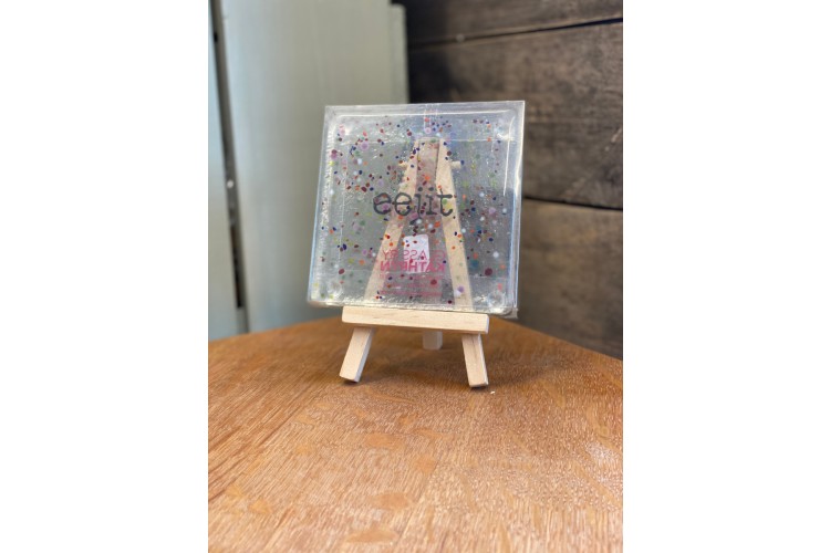 Eejit Glass Coaster