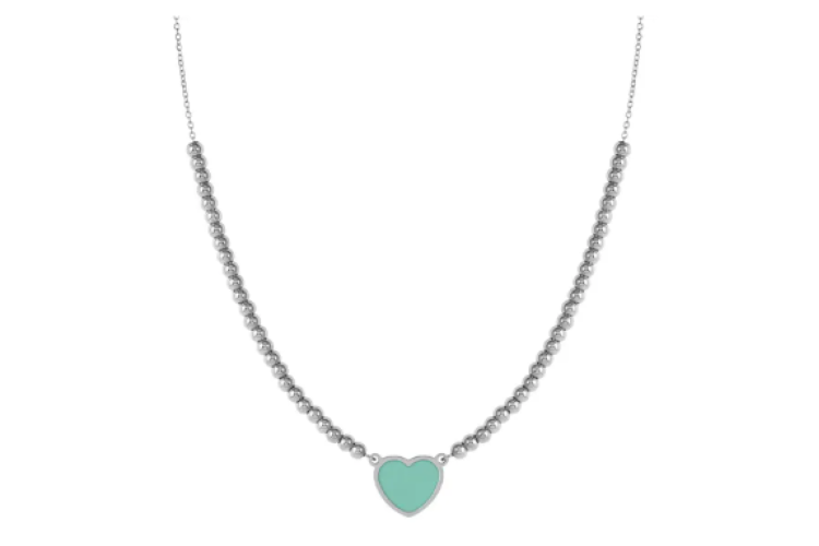 Emosfere Necklace with Green Heart